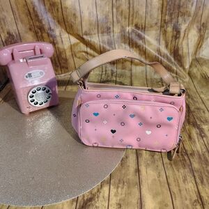 Pink Printed Shoulder Bag - Stylish Everyday Carry